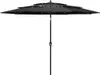 Sonnenschirm mit Aluminium-Mast 3-lagig Anthrazit 3 m Produktbild-Vorschau 1