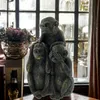 Statue en polyrésine de 3 singes représentant l'ouïe, la Voir les images du produit 3