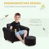 Poltroncina per bambini con poggiapiedi Divanetto per Anteprima dell’immagine prodotto 7
