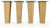 4x sossai® Holzfüße eckig - gerade Ausführung 15cm Eiche Produktbild-Vorschau 3