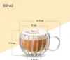 Wilmax Doppelwandige Tassen 4er Set 300 ml Thermoglas Produktbild-Vorschau 3