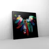 Bild auf Leinwand - Leinwandbild - Vogel Feder Farbe Produktbild-Vorschau 4