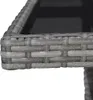 Close-up of the woven rattan edge of a table with a glass top. Náhľad obrázku produktu
