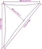 vidaXL Voile d'ombrage gris clair 4x5x6,4 m 100% Polyester Voir les images du produit 8