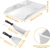 UISEBRT Edelstahl Plancha Grillplatte 30x40cm ohne Griffen Produktbild-Vorschau 2
