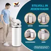 MONZANA Sensor Mülleimer Küche Weiß Produktbild-Vorschau 7