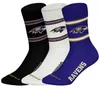 NFL Baltimore Ravens 3-Pack Soft Coton Crew Socks | 39/42 Voir les images du produit 5
