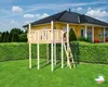 WEKA Tabaluga Spielturm 816 D aus Holz Fußboden inklusive Produktbild-Vorschau 3