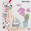 KOTARBAU® Blumentopf Türkisfarben Keramik glasiert ⌀ 9,5 cm Produktbild-Vorschau 4