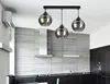 LUXOLAR Pendelleuchte 3-flammig E27 Schwarz - Glasschirme Produktbild-Vorschau 5