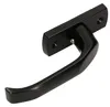 KOTARBAU® Türdrücker 125mm 1Stk. Schwarz mit Kurzem Schild Produktbild-Vorschau 3