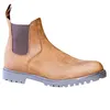 A single brown leather Chelsea boot with a gray sole is shown against a white background. Voir les images du produit