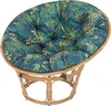 Polštářek na papasan Soa - Ø114 cm, tloušťka 8 cm - zelený, Náhled obrázku produktu 1