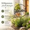 Gartenstab Schild - Heimat - Schriftzug Spruch Pflanzstab Produktbild-Vorschau 2
