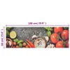 vidaXL Küchenteppich Waschbar Gemüse 60x180 cm Samt Produktbild-Vorschau 4