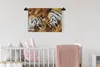 MuchoWow® Wandteppich Wandbehang Tiger - Baum - Natur 60x40 Produktbild-Vorschau 2