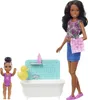 Barbie CHŮVA HERNÍ SET 5.s vanou - černoška Náhľad obrázku produktu 6
