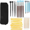 Tonmodellierwerkzeug-Set, 33-teilig, Kugel Stick Produktbild-Vorschau 1
