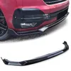 Frontspoiler Lippe mit Splitter und Gitter Schwarz Glanz Produktbild-Vorschau 2