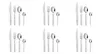 Excelsa Set de couverts Of 24 pièces Bambu' Acier Argent Voir les images du produit 4