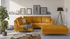 S-STYLE MÖBEL - Ecksofa und Fußhocker mit Holzfüßen im Produktbild-Vorschau 2