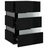 The Living Store LED-Nachttisch Hochglanz-Schwarz 45x35x67 Produktbild-Vorschau 7