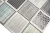 Designer Kurzflor mit Karomuster in Lila Blau Grün Grau Produktbild-Vorschau 3