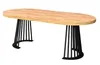 XL Esstisch Rund Ø110 cm ausziehbar bis 310 cm – Eiche Produktbild-Vorschau 8