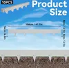 JOIEYOU Flexible Rasenkante Metall 10 Stück Beeteinfassung Produktbild-Vorschau 2