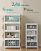 SONGMICS Organizer auf Rollen, 4 Ebenen, Boxen mit Deckel, Produktbild-Vorschau 3