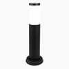 A black and white cylindrical garden lamp. Produktbild-Vorschau