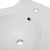 vidaXL Support de bidet rond blanc Céramique de haute Voir les images du produit 5