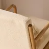 sweeek - Skandinavischer Sessel aus Holz mit strukturiertem Produktbild-Vorschau 5