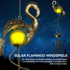 Gartenleuchten, LED Solarleuchte, Solar Flamingos Windspiel Produktbild-Vorschau 4