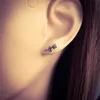 Rosen Ohrringe Ohrstecker 925 Sterling Silber Produktbild-Vorschau 2