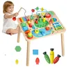 Tavolino attività in legno VEVOR, giocattoli Montessori, Anteprima dell’immagine prodotto 1