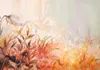 Vlies Fototapete - Flaming meadow - nature landscape with Produktbild-Vorschau 5