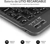 Subblim Smart Compact Kabellose Bluetooth-Tastatur / Grau Produktbild-Vorschau 4