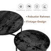 Hawthyhome Couchtisch-Set 2 Stücke Beistelltisch aus Holz Produktbild-Vorschau 6