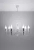 Lustre MINERWA 7 blanc 7xE14 10W acier 80x60x60cm Sollux Voir les images du produit 12