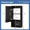 Puluomis Wandschrank Bad Badezimmerschrank, Vielseitiger Produktbild-Vorschau 4