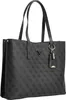 Guess Jeans cabas Meridian II noir logo 4G, porté épaule Voir les images du produit 12