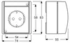 Busch-Jaeger 2083-0-0817, CEE 7/3, Blau, Weiß, IP44, 250 V, Produktbild-Vorschau 2