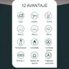 Slimme 8-in-1 luchtkwaliteitsmeter met Wi-Fi en app: CO2, Productafbeelding-voorbeeld 3