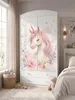 Grande armoire pour enfant blanche avec tiroirs et tringle Voir les images du produit 3