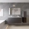 120 cm Badmöbel-Set Unterschrank mit dünn Keramik Produktbild-Vorschau 3