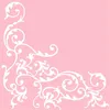 Airlaid Serviette Pomp in Rosa-Weiss, 40 x 40 cm, 50 Stück Produktbild-Vorschau 13