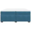 The Living Store Boxspringbett mit Matratze Dunkelblau Produktbild-Vorschau 5