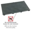 WENKO Badematte Indoor und Outdoor in Grau 50 x 80 cm Produktbild-Vorschau 2