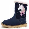 Tom Tailor Kinderschuhe Mädchen Reißverschluss Stiefel Blau Produktbild-Vorschau 4